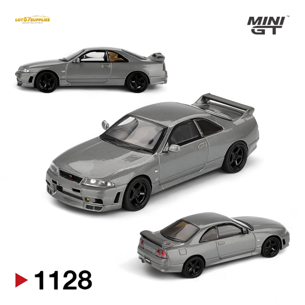 (Pre-Order) Mini GT Nissan Skyline GT-R NISMO BCNR33 CRS Version Dark Metal Gray 1:64