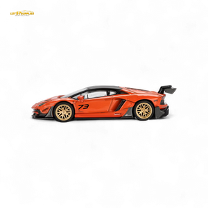 (Pre-Order) Mini GT Lamborghini Aventador Orange 1:64