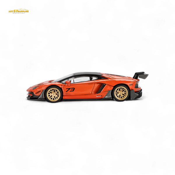 (Pre-Order) Mini GT Lamborghini Aventador Orange 1:64