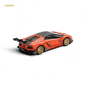 (Pre-Order) Mini GT Lamborghini Aventador Orange 1:64
