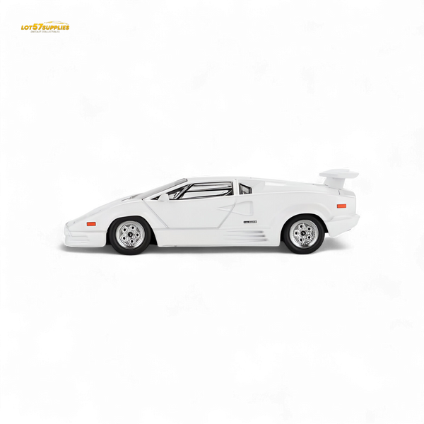 (Pre-Order) Mini-GT Lamborghini Countach 25th Anniversary White 1:64
