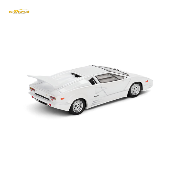 (Pre-Order) Mini-GT Lamborghini Countach 25th Anniversary White 1:64