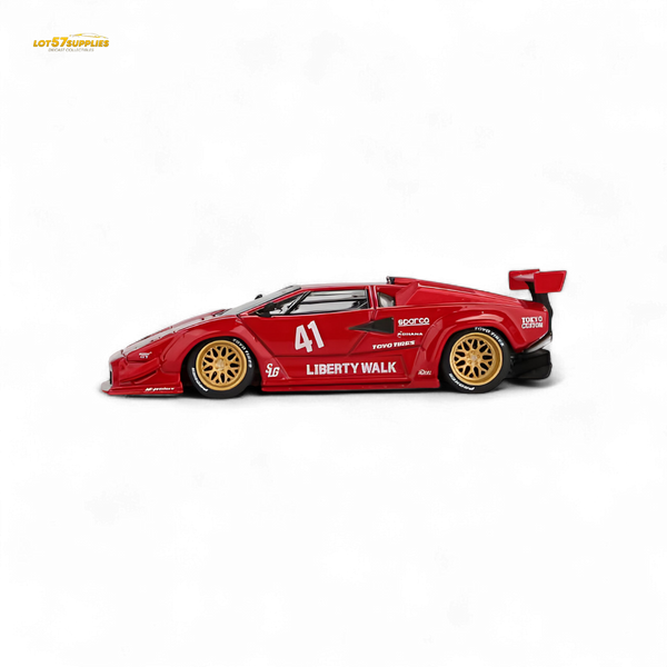 (Pre-Order) MiniGT Lamborghini Countach LB-WORKS Red 1:64