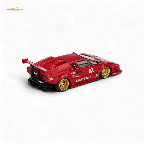 (Pre-Order) MiniGT Lamborghini Countach LB-WORKS Red 1:64