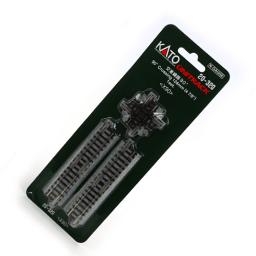 Kato 20-320 N Scale 124mm (4 7/8") 90º Crossing UniTrack