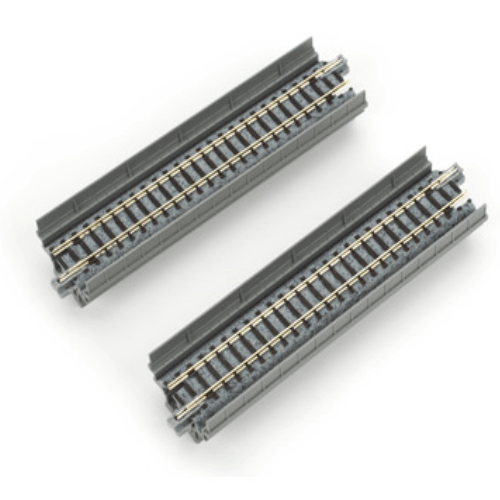 Kato 20-420 N 124mm (4 7/8") Single Track Straight Viaduct Track (2) UniTrack
