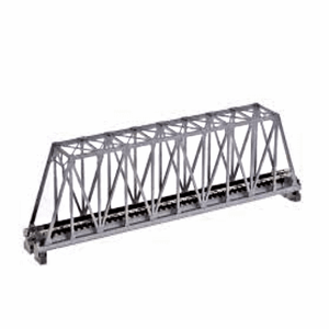 Kato 20-433 N Scale 248mm (9 3/4") Single Track Truss Bridge, Silver