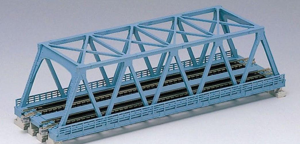 PowerHobby Kato N 20-436 248mm (9 3/4") Double Track Truss Bridge, Light Blue — N Tracks