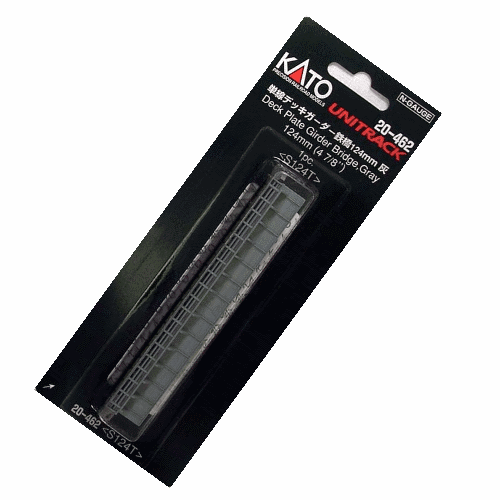 Kato 20-462 N Scale 124mm (4 7/8") Deck Plate Girder Bridge Gray