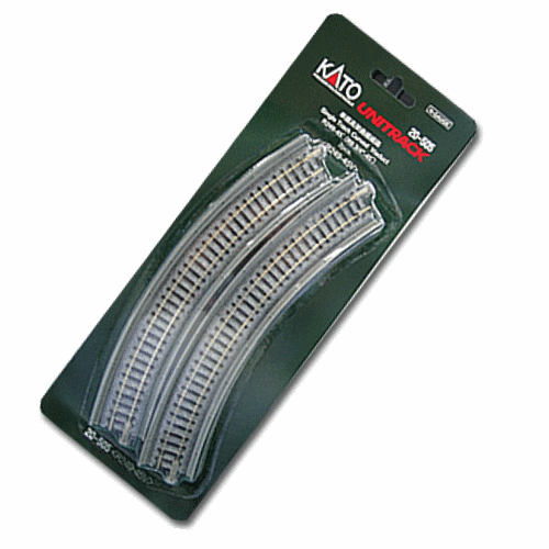 Kato 20-505 N 249mm (9 3/4") Single Track Viaduct Curve Track (2) UniTrack