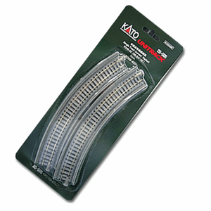 Kato 20-505 N 249mm (9 3/4") Single Track Viaduct Curve Track (2) UniTrack