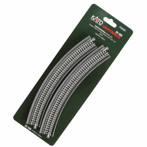 Kato 20-520 N 315mm (12 3/8") Single Track Viaduct Curve Track (2) UniTrack