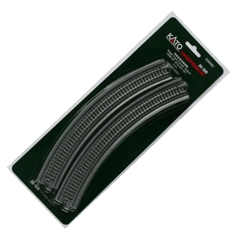 Kato 20-530 N 348mm (13 3/4") Radius 45º Single Track Viaduct Curve Track UniTrack