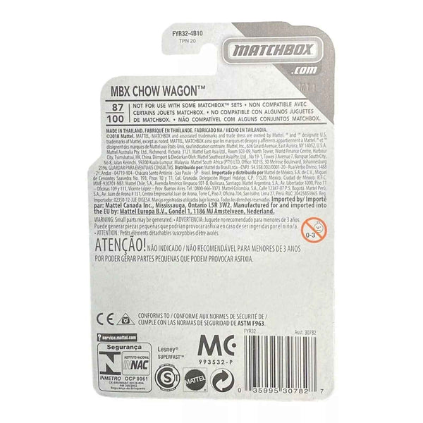 Matchbox MBX Chow Wagon - MBX Service Series 9/20