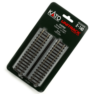 Kato 2-140 HO Scale 123mm (4 7/8") Straight Track [4 pcs] UniTrack