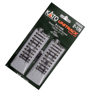 Kato 2-170 HO Scale 109mm (4 1/4") Bumper Track [2 pcs] UniTrack