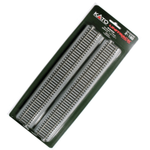 Kato 2-180 HO Scale 369mm (14 1/2") Straight Track [4 pcs] UniTrack