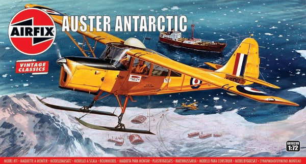 Black Forest® Hobby Supply Co Airfix 1023 1/72 Auster Antarctic Light Observation Aircraft — Military Aircraft Kits > Airfix
