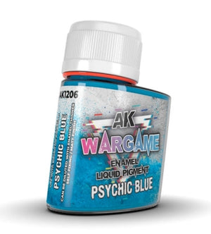Black Forest® Hobby Supply Co AK Interactive 1206 Wargame: Psychic Blue Liquid Pigment Enamel 35ml Bottle — Paints, Tools,