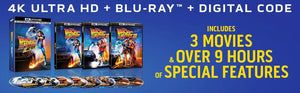 Back to the Future™ Back to the Future 40th Anniversary Trilogy (4K Ultra HD + Blu-ray™ + Digital Code) [2025]