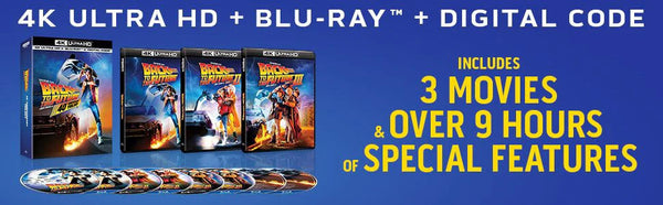 Back to the Future™ Back to the Future 40th Anniversary Trilogy (4K Ultra HD + Blu-ray™ + Digital Code) [2025]