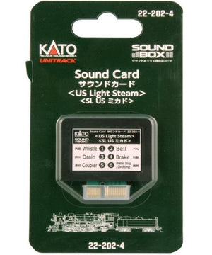 Kato 22-202-4 N Scale US Light Steam Sound Card for Sound Box