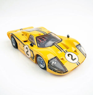 AFX 22014 Ford GT40 Mark IV #2 Le Mans Mega G+ MG+ HO scale slot Car MegaG