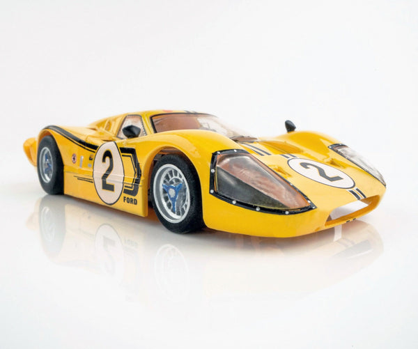AFX 22014 Ford GT40 Mark IV #2 Le Mans Mega G+ MG+ HO scale slot Car MegaG