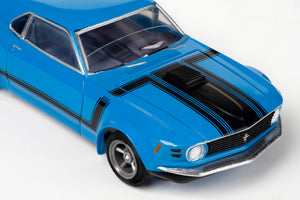 AFX 22026 Ford Mustang Boss 302 Blue MegeG+ Mega G+ Ho slot car AFX22026