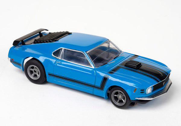 AFX 22026 Ford Mustang Boss 302 Blue MegeG+ Mega G+ Ho slot car AFX22026