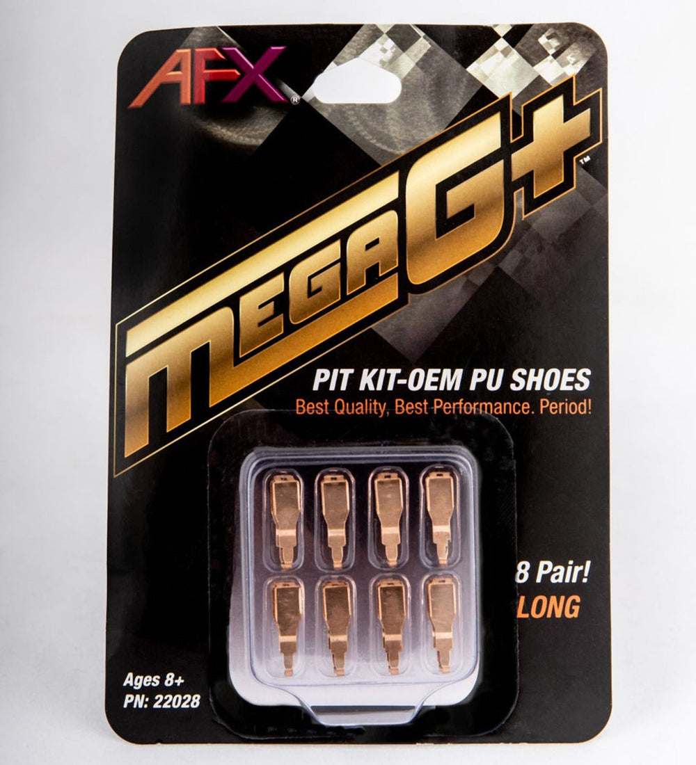 AFX 22028 Pit Kit OEM Pick up Shoes Long MG+ 1.7 Chassis AFX22028