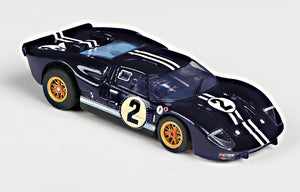 AFX 22031 Ford GT40 Mark IIB #2 Sebring Mega G+ HO Scale Slot Car