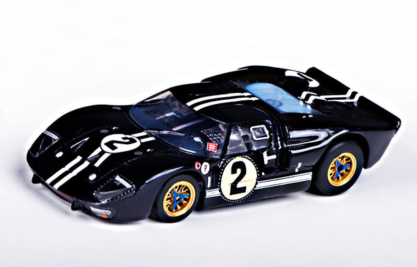 AFX 22031 Ford GT40 Mark IIB #2 Sebring Mega G+ HO Scale Slot Car