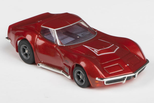 AFX 22038 1970 Corvette LT1 Red Metallic Mega G+ HO Scale Slot Car