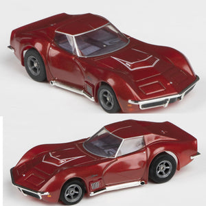AFX 22038 1970 Corvette LT1 Red Metallic Mega G+ HO Scale Slot Car