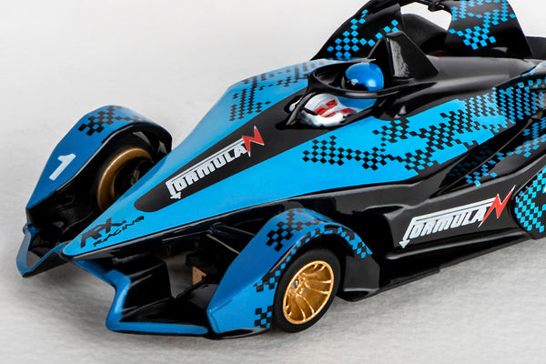 AFX 22039 Formula N Black & Blue Mega G+ MegaG Plus HO Slot Car