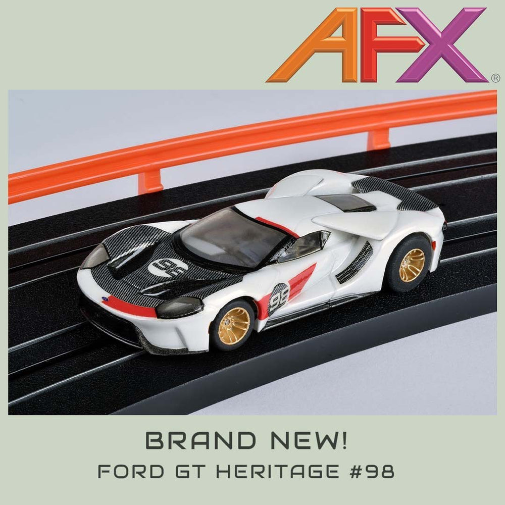 AFX 22044 Ford GT Heritage #98 Mega G+ Ho slot car AFX22044 MegeG+