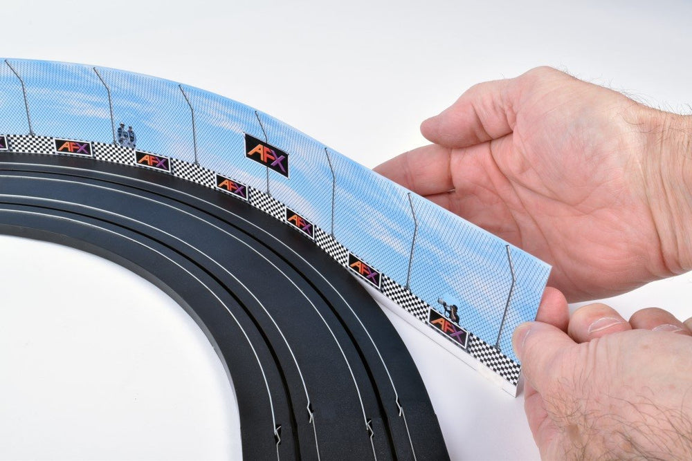 AFX Racing 22049 Race Barrier 3 Piece 31" Sections HO Slot Car Track Accessories