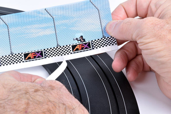 AFX Racing 22049 Race Barrier 3 Piece 31" Sections HO Slot Car Track Accessories