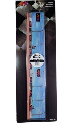 AFX Racing 22049 Race Barrier 3 Piece 31" Sections HO Slot Car Track Accessories