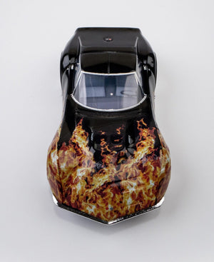 AFX 22051 1968 Chevy Corvette L88 427 Black Flame Mega G+ HO Slot Car AFX22051