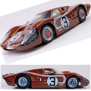 AFX 22053 Ford GT40 MKIV #3 LeMans 1967 Copper Mega G+ HO Slot Car AFX22053