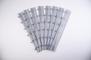 AFX Racing 22054 Catch Fence 14" Sections 8pcs HO Slot Car Track Accessories