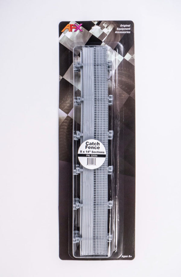 AFX Racing 22054 Catch Fence 14" Sections 8pcs HO Slot Car Track Accessories