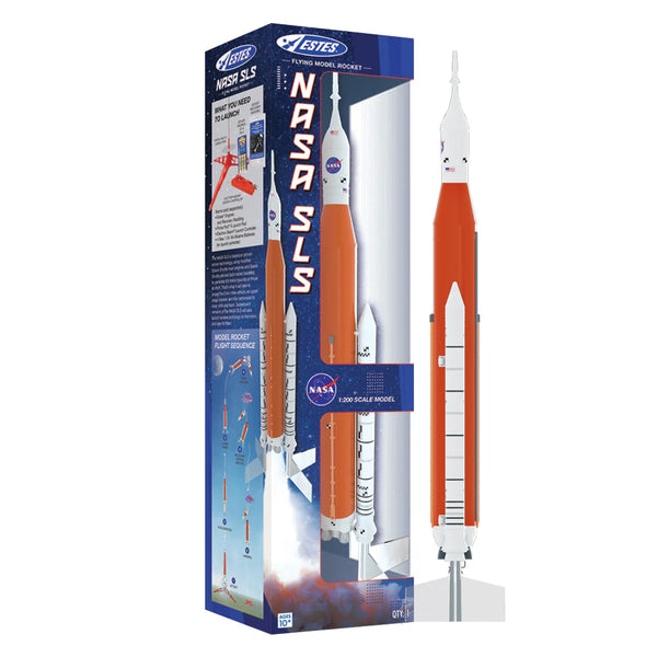 ESTES NASA SLS Flying-Rocket-Building Kit, Beginner Replica Flying-Rocket-Model Kit for Ages 10+