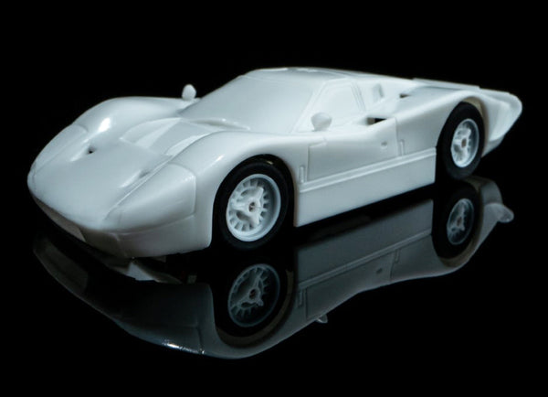 AFX 22070 Ford GT40 MK IV White Paintable Mega G+ HO Slot Car AFX22070