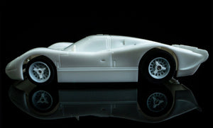AFX 22070 Ford GT40 MK IV White Paintable Mega G+ HO Slot Car AFX22070