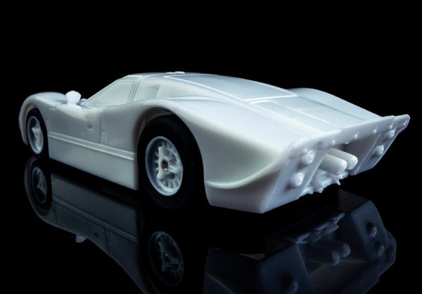 AFX 22070 Ford GT40 MK IV White Paintable Mega G+ HO Slot Car AFX22070