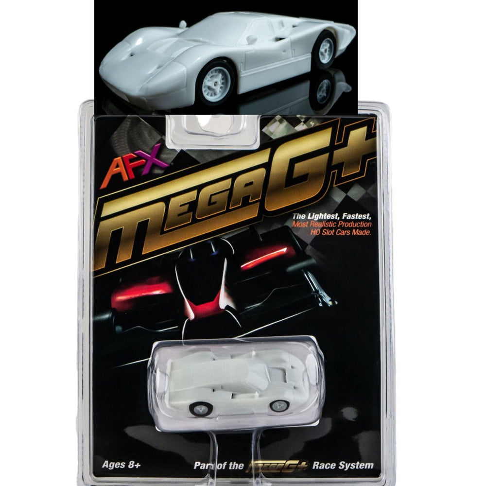 AFX 22070 Ford GT40 MK IV White Paintable Mega G+ HO Slot Car AFX22070