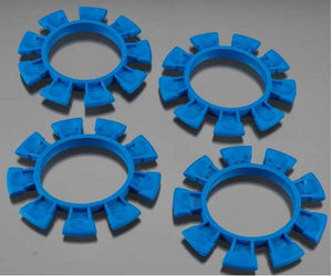 JConcepts 2212-1 Satellite Tire Gluing Rubber Bands Blue (4) 1/10 1/8
